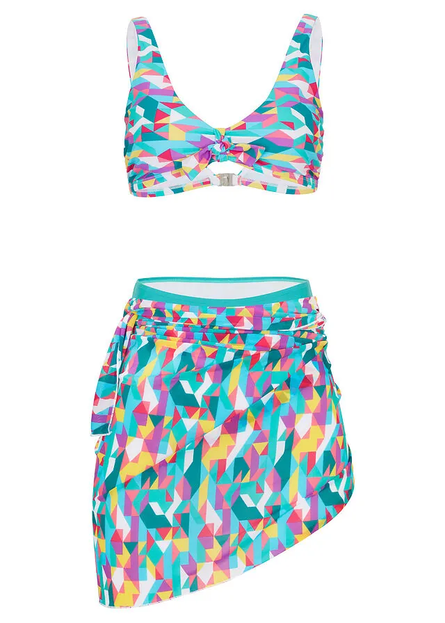 Bikini y braguita de baño (conjunto de 3 piezas)