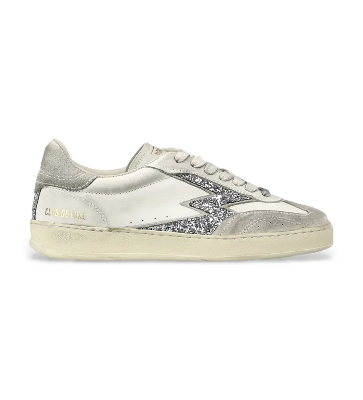 MOA Concept para mujer. MG630CO1 Zapatillas de Piel Club blanco (37), Plano, Cordones, Casual