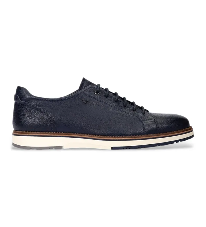 Martinelli para hombre. C003-2971N Zapatos de Piel Fulton marino (39), Plano, 1 a 3cm, Cordones, Casual, Clásico