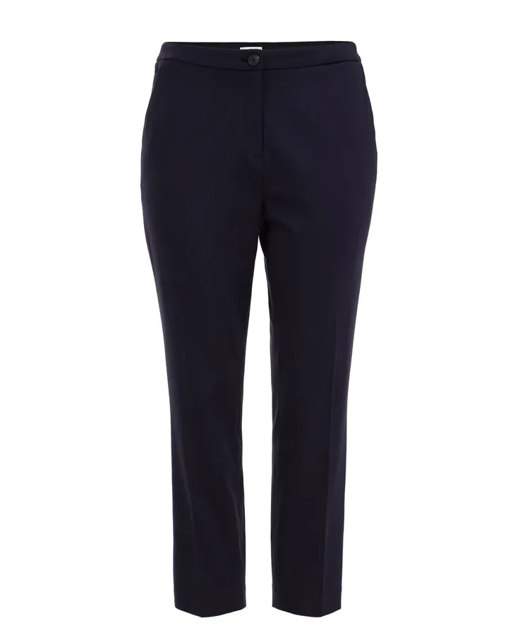 WE Fashion Pantalón de pinzas navy