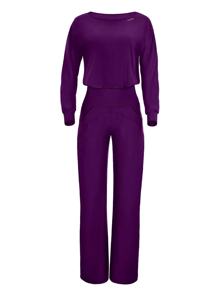 Winshape Jumpsuit ' JS101LSC ' ciruela
