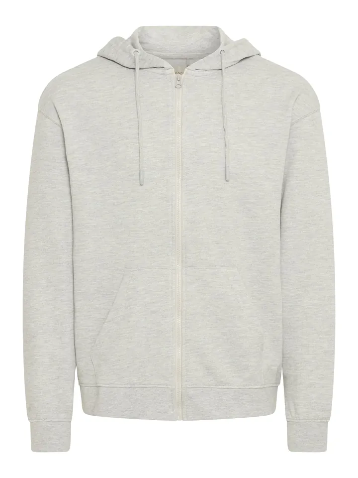 BLEND Sudadera con cremallera ' BHBRODY Sweatshirt zipp hood '  gris