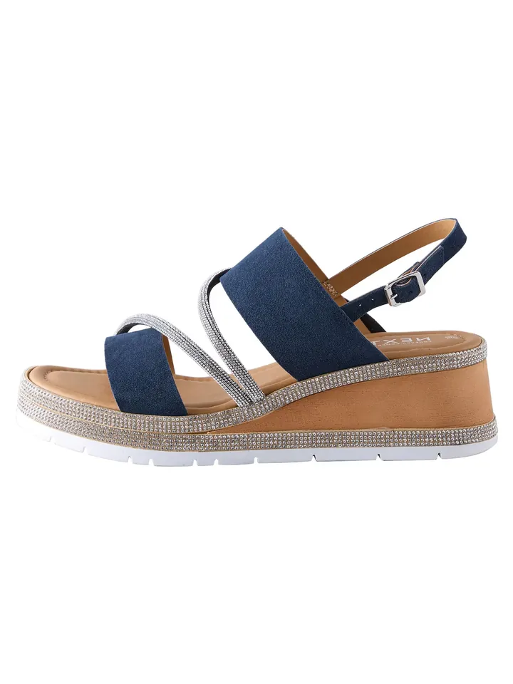Next Sandalias  navy / transparente