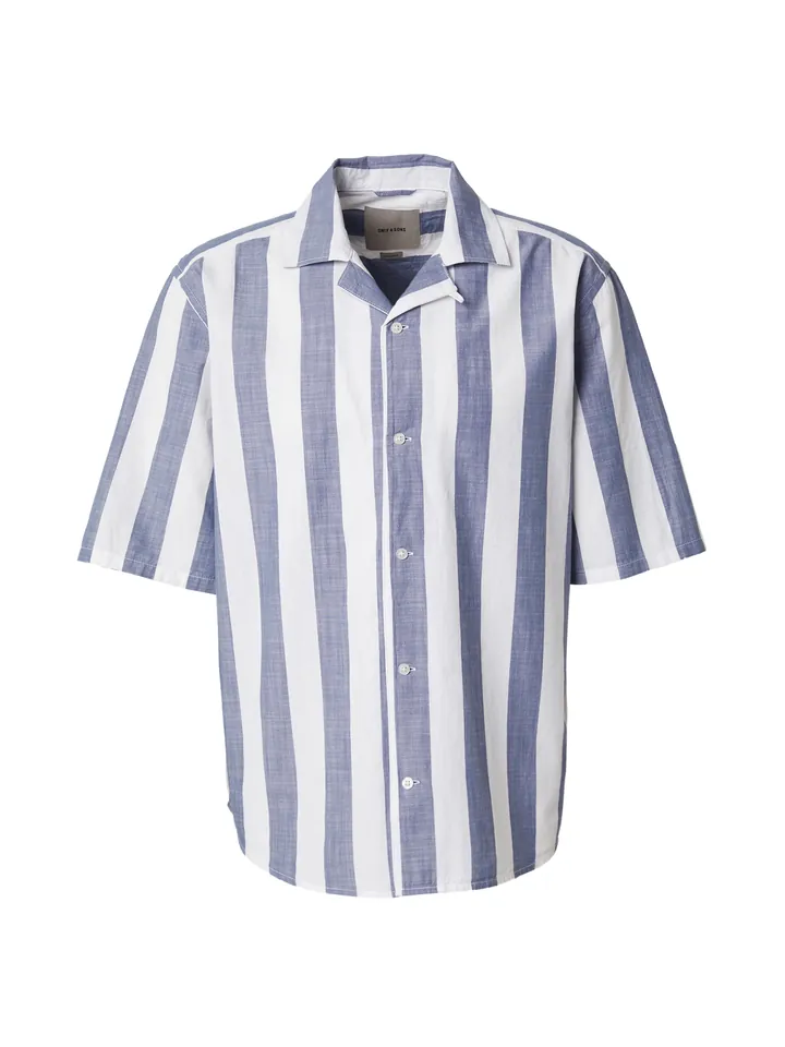 Only & Sons Camisa 'ONSTes'  ópalo / blanco
