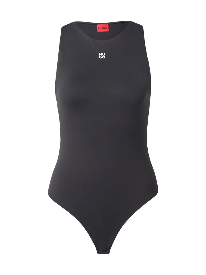 HUGO Body camiseta 'Dasiel' negro / blanco