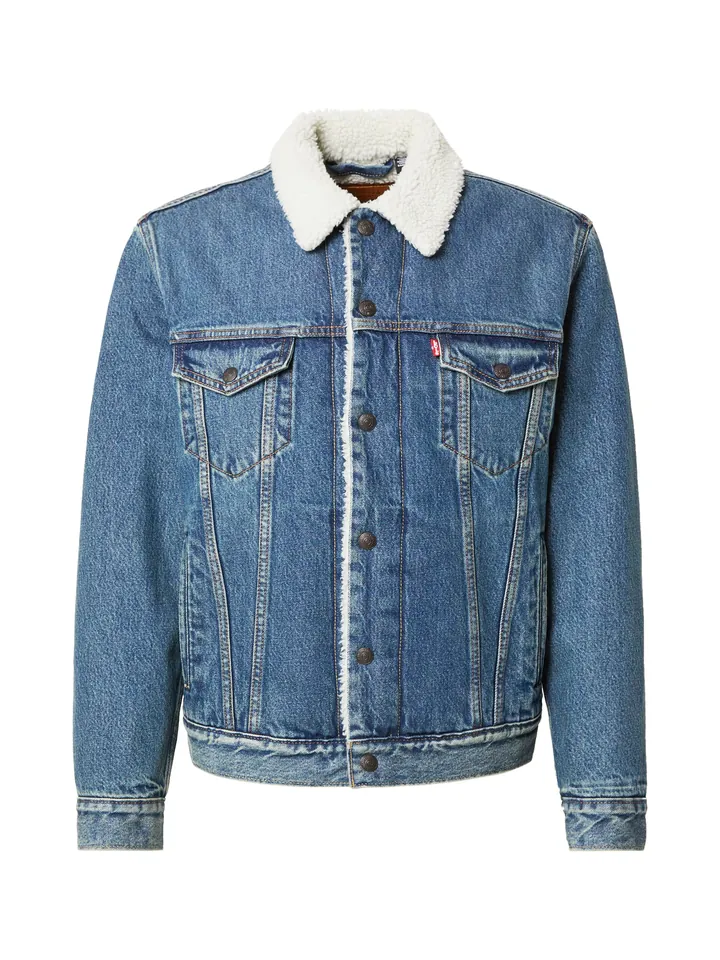 LEVI'S ® Chaqueta de entretiempo 'Type III Sherpa Trucker Jacket'  azul denim