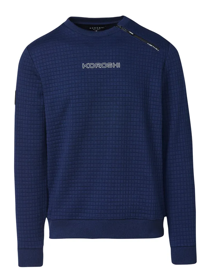 KOROSHI Jersey navy / blanco