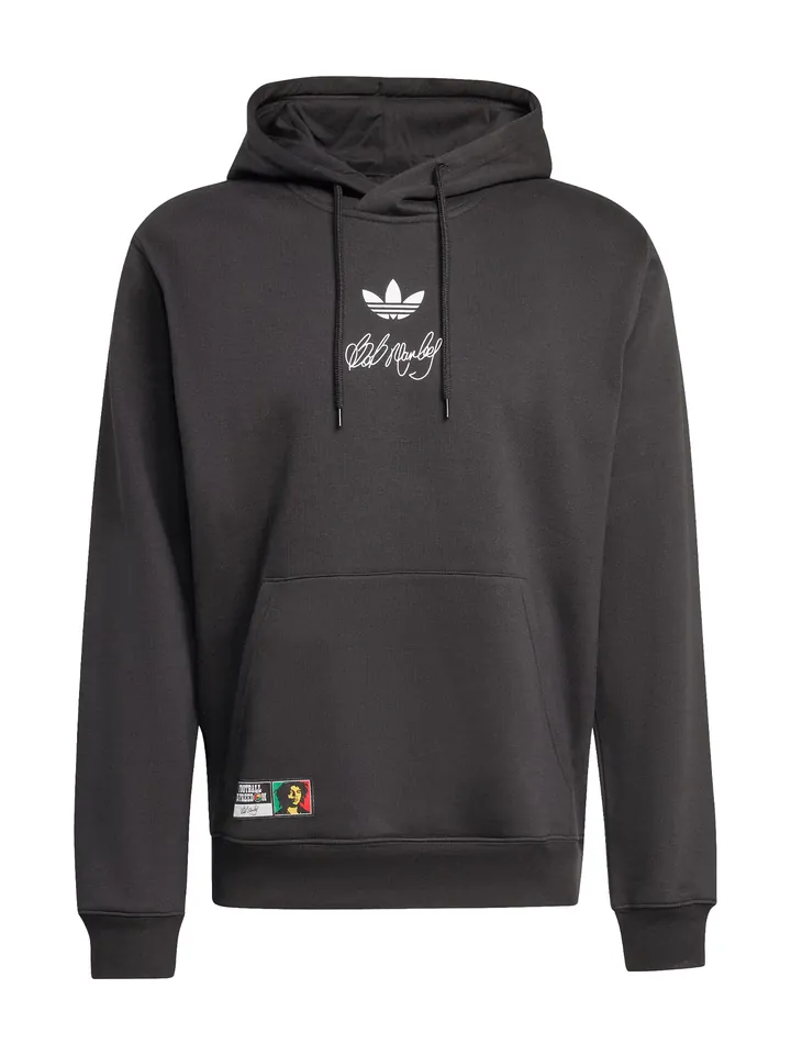 ADIDAS ORIGINALS Sudadera 'Bob Marley'  negro / blanco