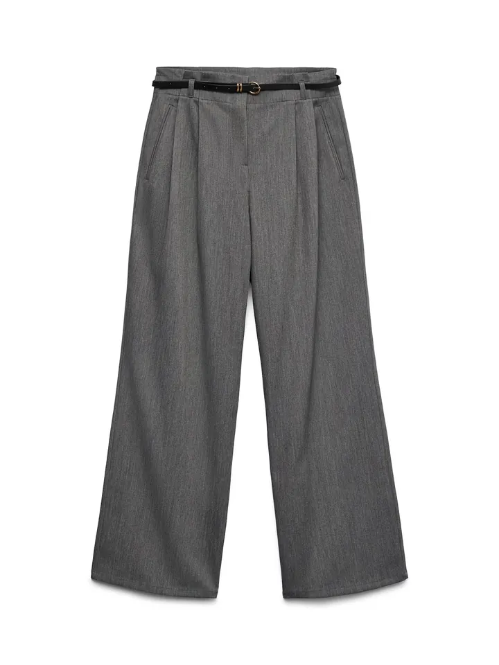 VERO MODA Pantalón plisado 'VMTahia'  gris oscuro