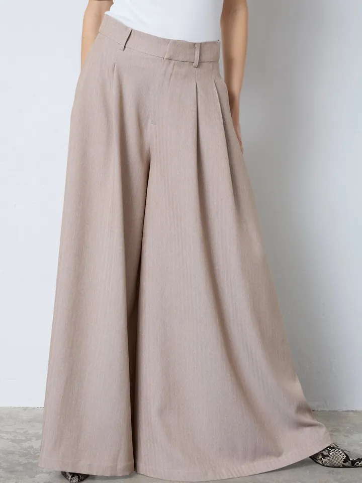 co'couture Pantalón 'Marlo'  taupe