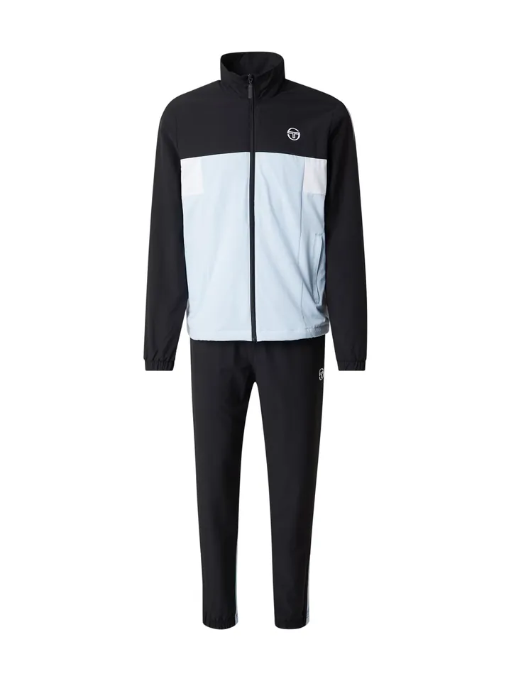 Sergio Tacchini Chándal azul pastel / negro / blanco