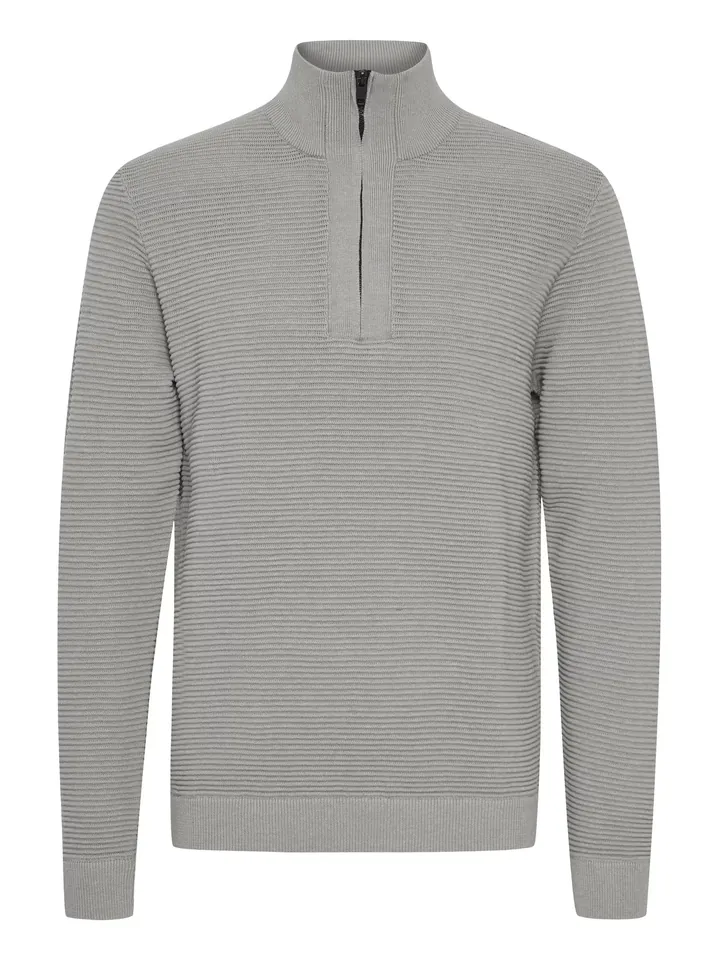 !Solid Jersey 'Valencia' gris claro / negro