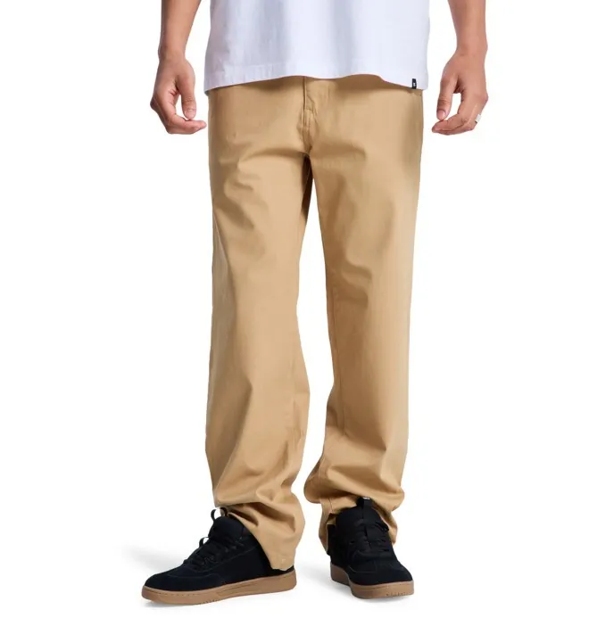 Worker Relaxed - Pantalón Chino Beige Hombre