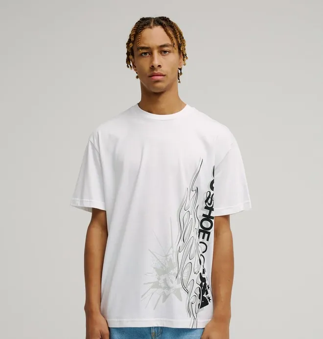 DC Throw Up - Camiseta de manga corta Blanco Hombre