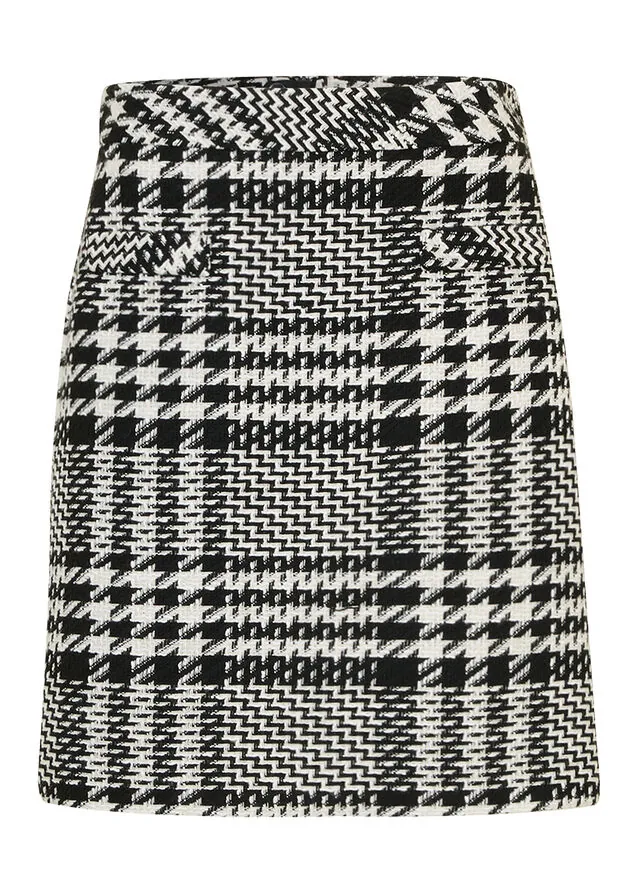 Falda de bouclé suave