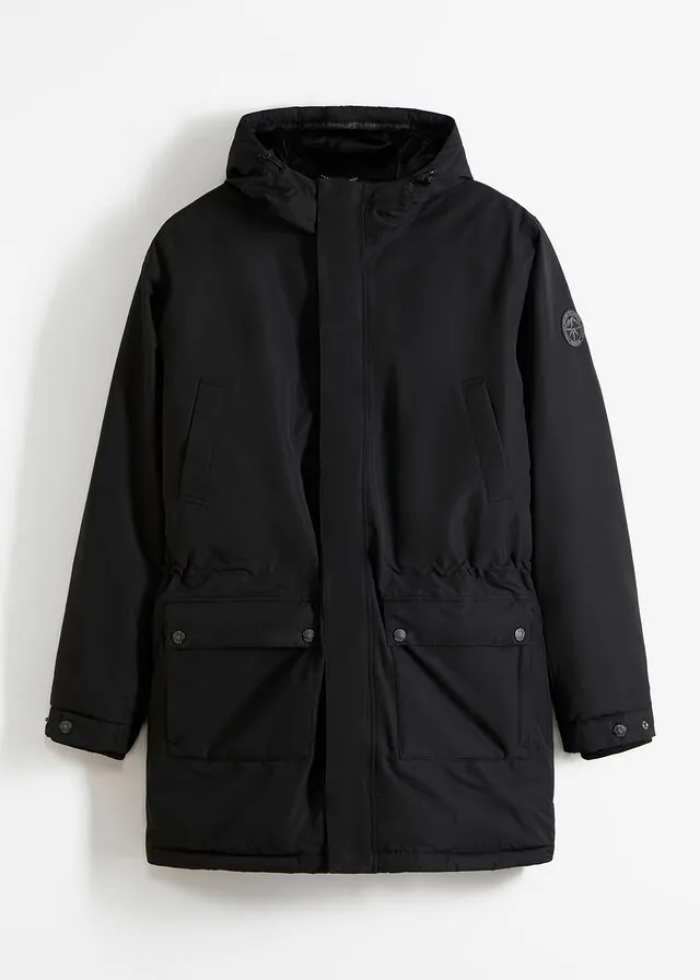 Parka funcional impermeable con plumón auténtico para invierno
