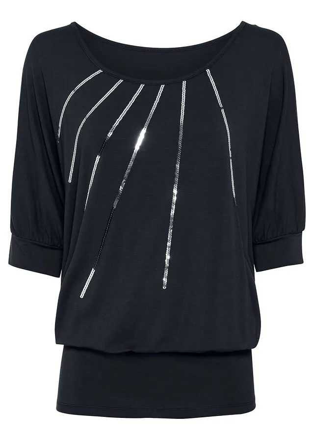 Camiseta de mezcla de viscosa fluida