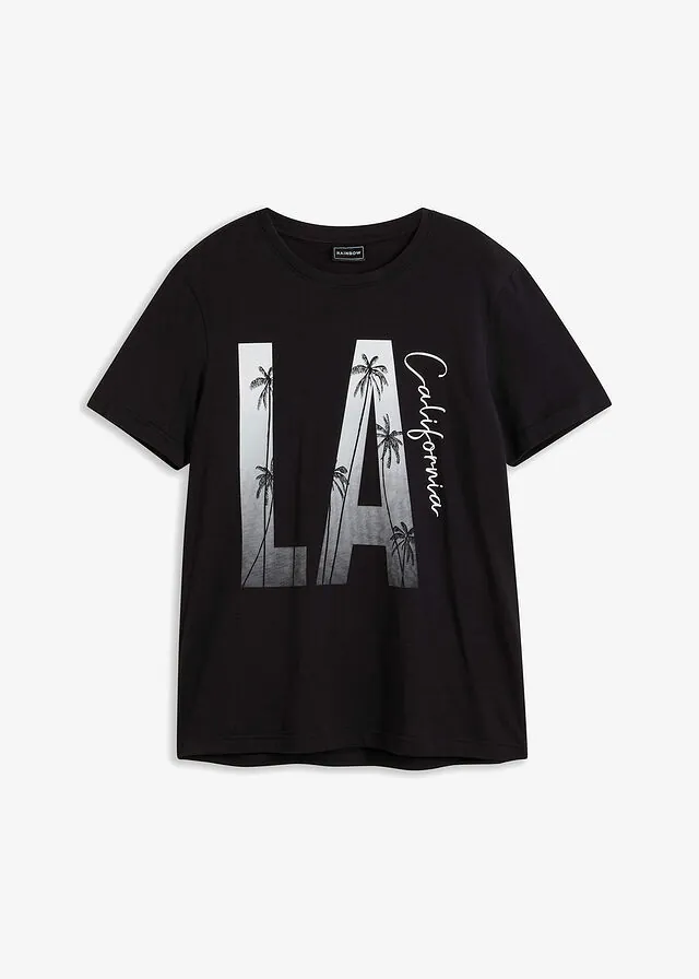 Camiseta de algodón orgánico puro con corte entallado