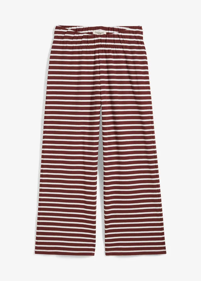 Pantalón de algodón estructurado