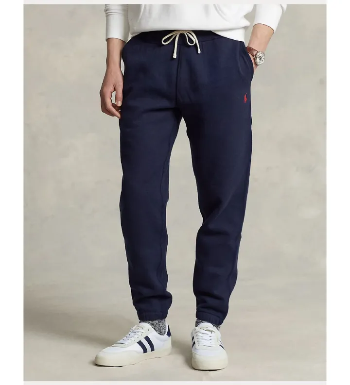 Polo Ralph Lauren para hombre. 710793939003 Pantalón de Chándal Felpa marino (L), Casual, Algodón