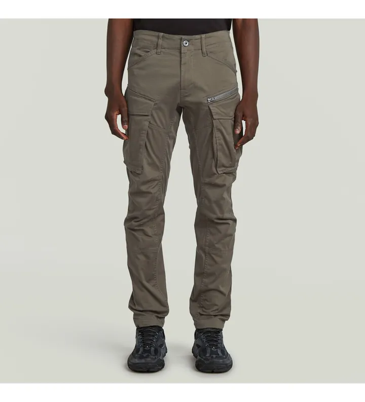 G-Star para hombre. D02190-5126-1260 Pantalón Rovic 3D Regular gris (34/36), Casual, Algodón