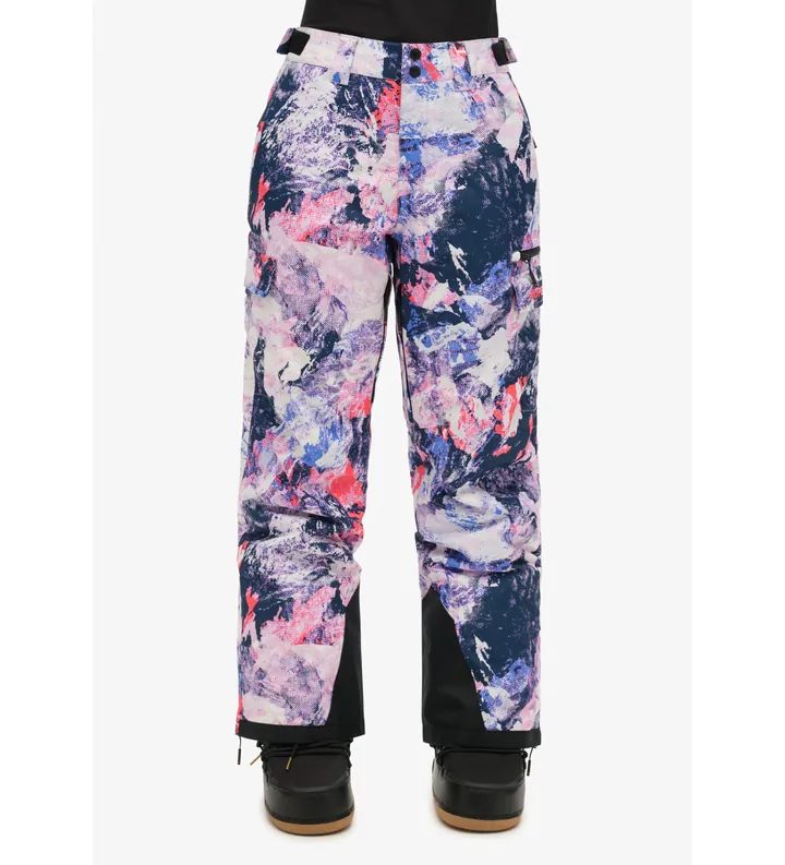 Superdry para mujer. WS110172A Pantalón largo de esquí lila (36), Deportivo, Nieve, Poliéster Reciclado, Sostenible