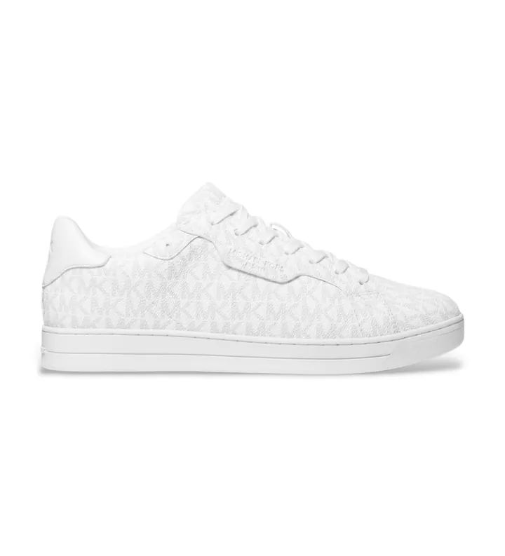Michael Kors para hombre. 42S4KEFS1B Zapatillas Keating blanco (41), Plano, Cordones, Casual