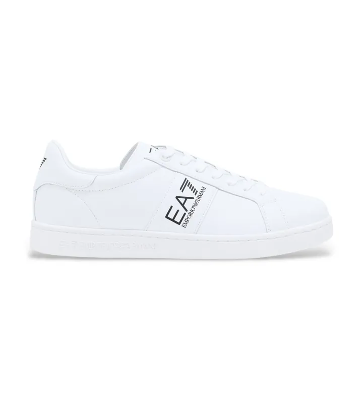 EA7 unisex. 7X000332_AF10848 Zapatillas de Piel Classic blanco (35 1/3), Plano, Cordones, Casual