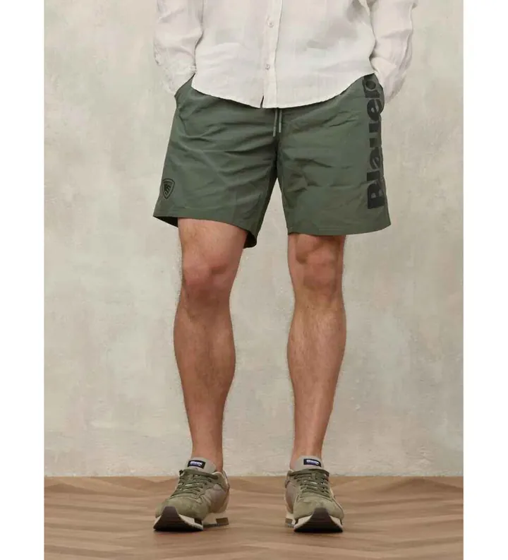Blauer para hombre. 26SBLUN02490 Shorts Glenham verde (L), Casual, Nylon