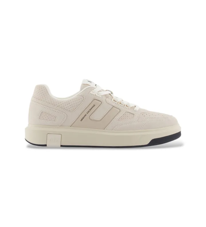 A|X Armani Exchange para hombre. XM002206AF21419U0009 Zapatillas Modern Low-Top beige (39), Cordones, Casual, Deportivo