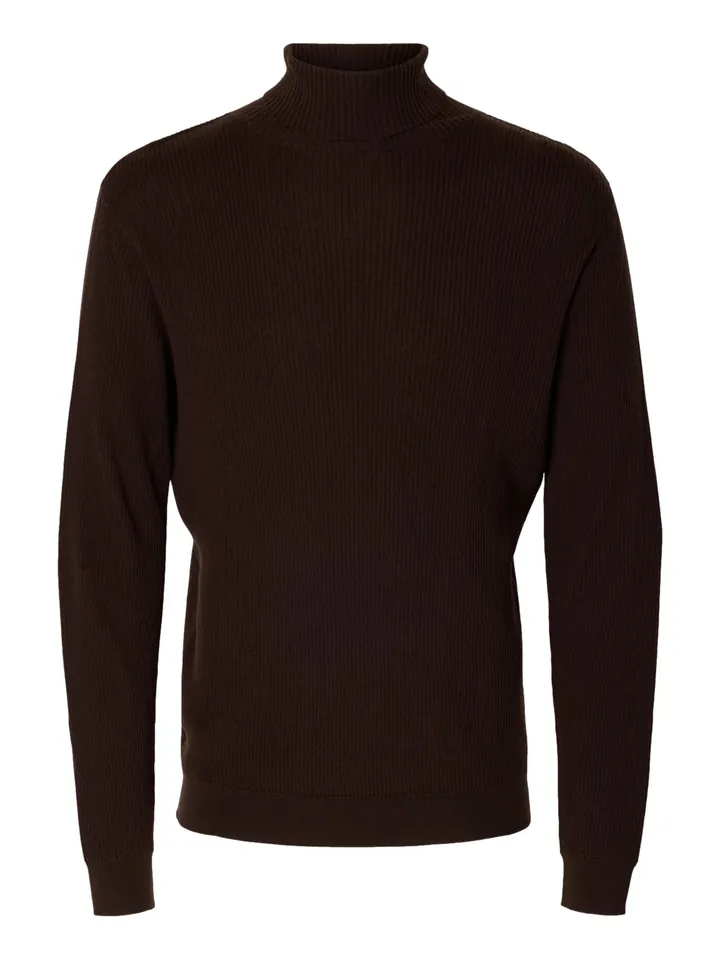 SELECTED Jersey 'Tray' marrón