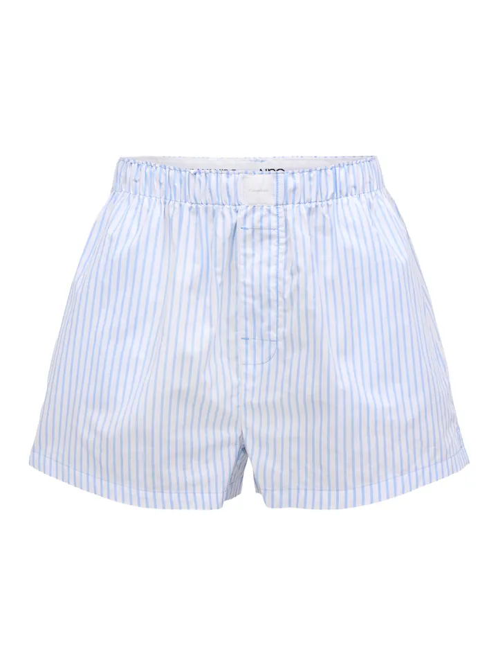 Calvin Klein Underwear Pantalón de pijama azul claro / blanco