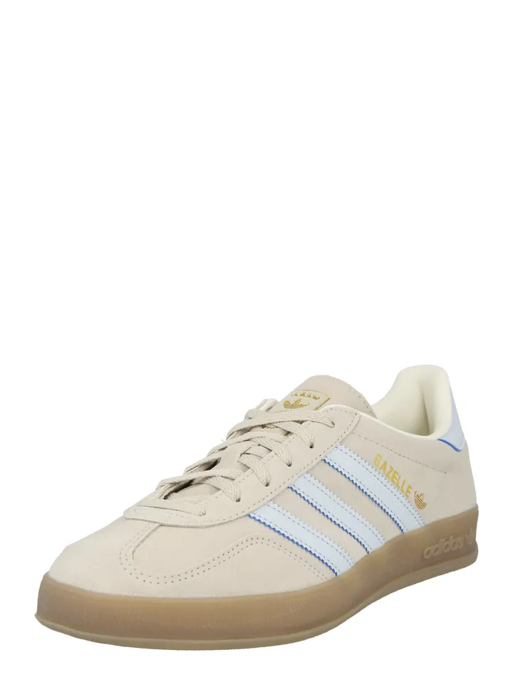ADIDAS ORIGINALS Zapatillas deportivas bajas 'GAZELLE' crema / azul / oro / blanco
