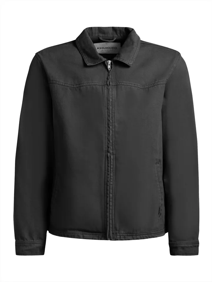 khujo Chaqueta de entretiempo 'REILLY '  negro denim