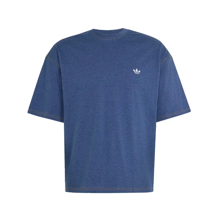 ADIDAS ORIGINALS Camiseta 'Trefoil Essentials'  azul moteado
