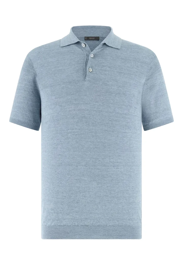 Boggi Milano Jersey azul paloma
