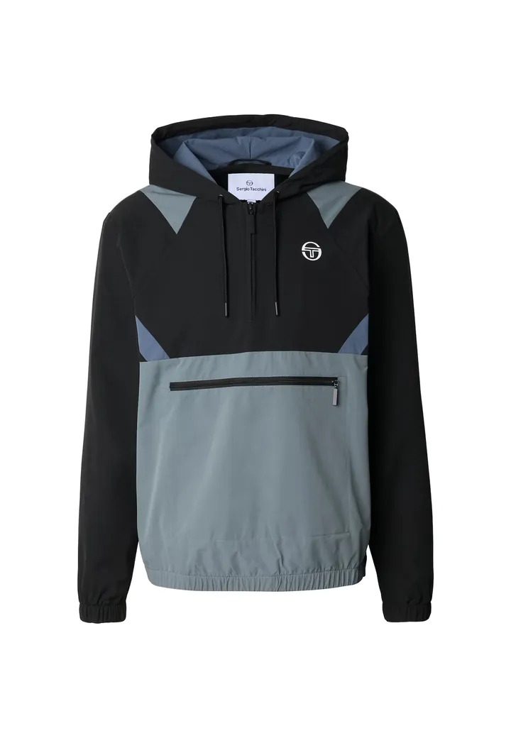 Sergio Tacchini Chaqueta deportiva 'Apice'  azul ahumado / zafiro / negro / blanco