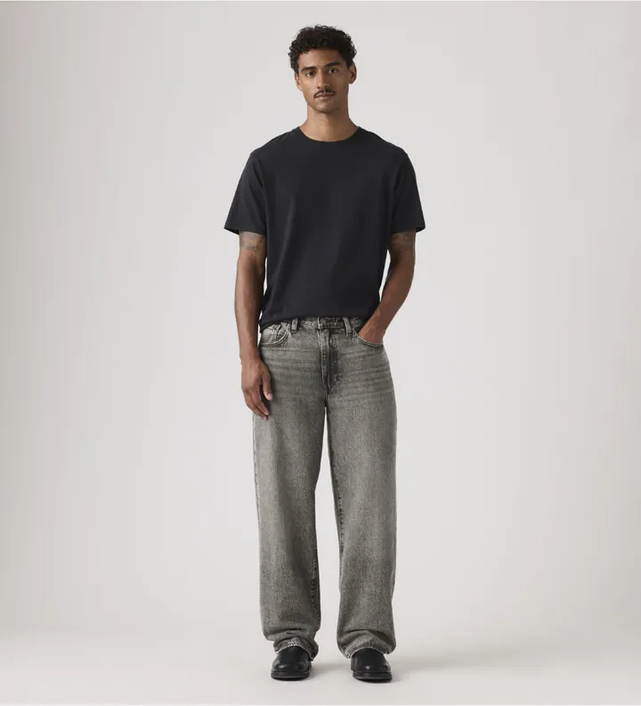 Levi's para hombre. A4750-0058 Jeans 578 Baggy gris (28/32), Casual, Algodón, Denim