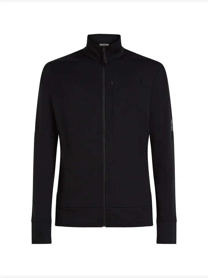 ICEBREAKER Sudadera con cremallera deportiva 'Quantum IV'  negro
