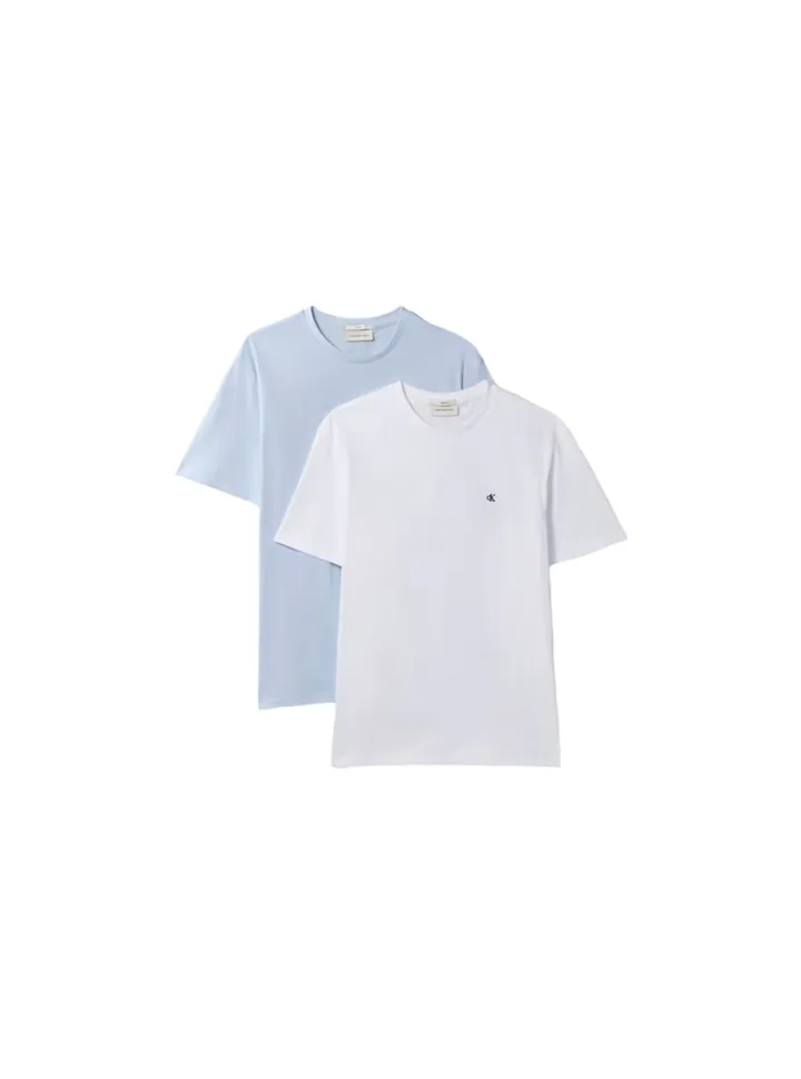 Calvin Klein Jeans Camiseta 'Classic' azul claro / blanco