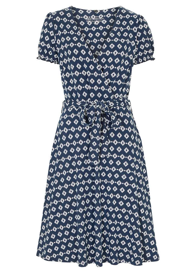 Vestido de punto de mezcla de viscosa fluida