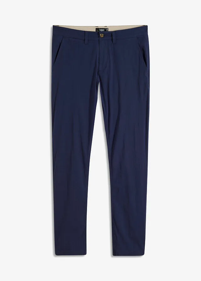 Pantalón chino elástico, regular fit, straight