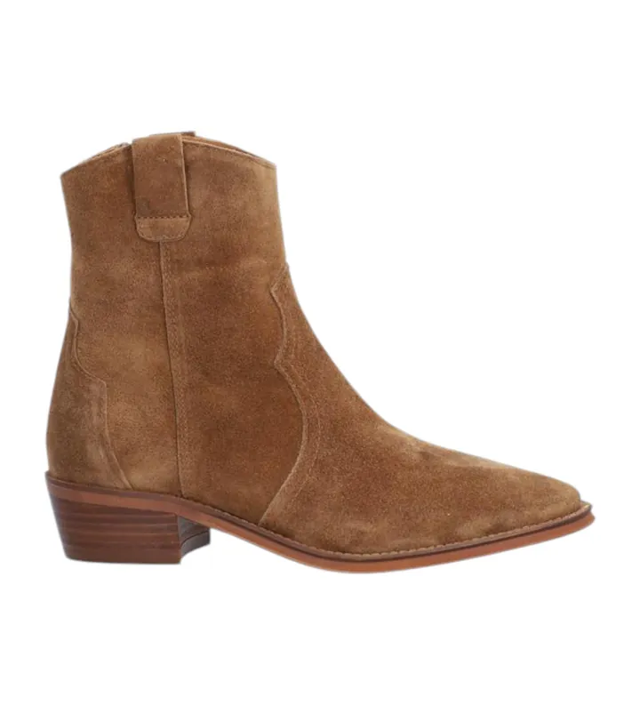 Alpe para mujer. 254811 Botines de piel Cecile Baby Silk marrón (36), 3 a 5cm, Casual
