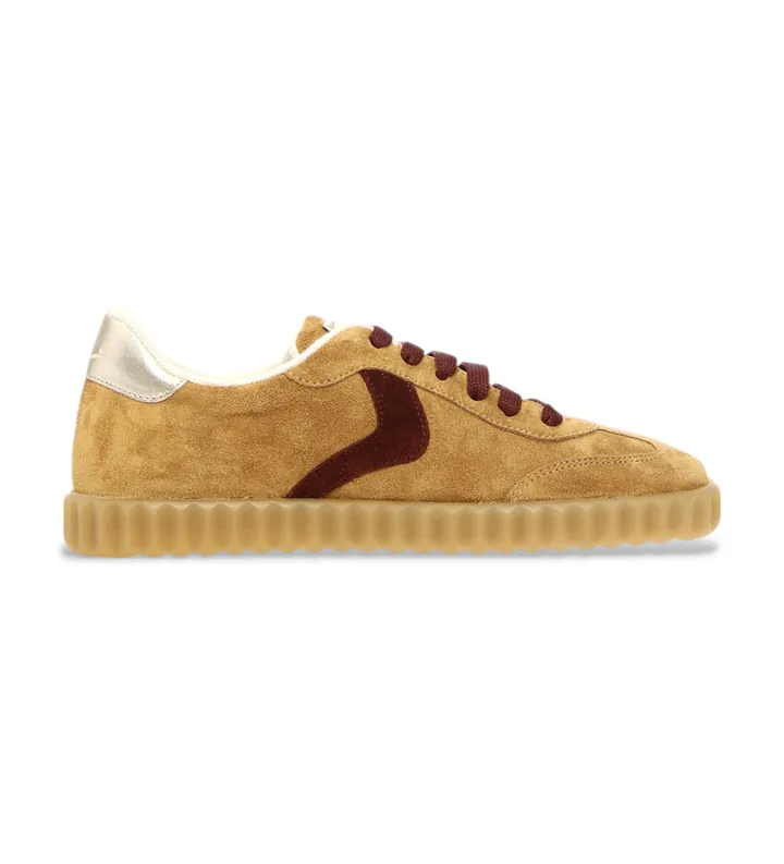 Voile blanche para mujer. 2018630 Zapatillas de Piel Ines beige (36), 1 a 3cm, Cordones, Casual