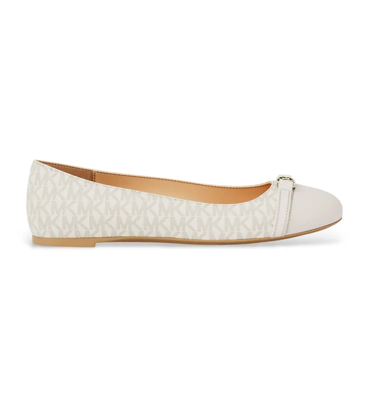 Michael Kors para mujer. 40F5MAFP1L Mocasines Mandy beige (36), 3 a 5cm, Ninguno, Casual