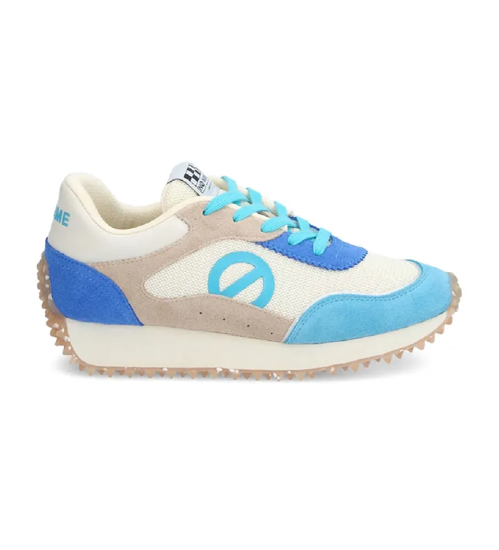 NO NAME para mujer. LNIAKSD Zapatillas Punky Jogger azul (37), Plano, Cordones, Casual