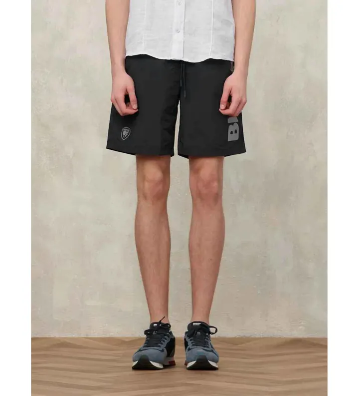 Blauer para hombre. 26SBLUN02490 Shorts Glenham negro (L), Casual, Nylon