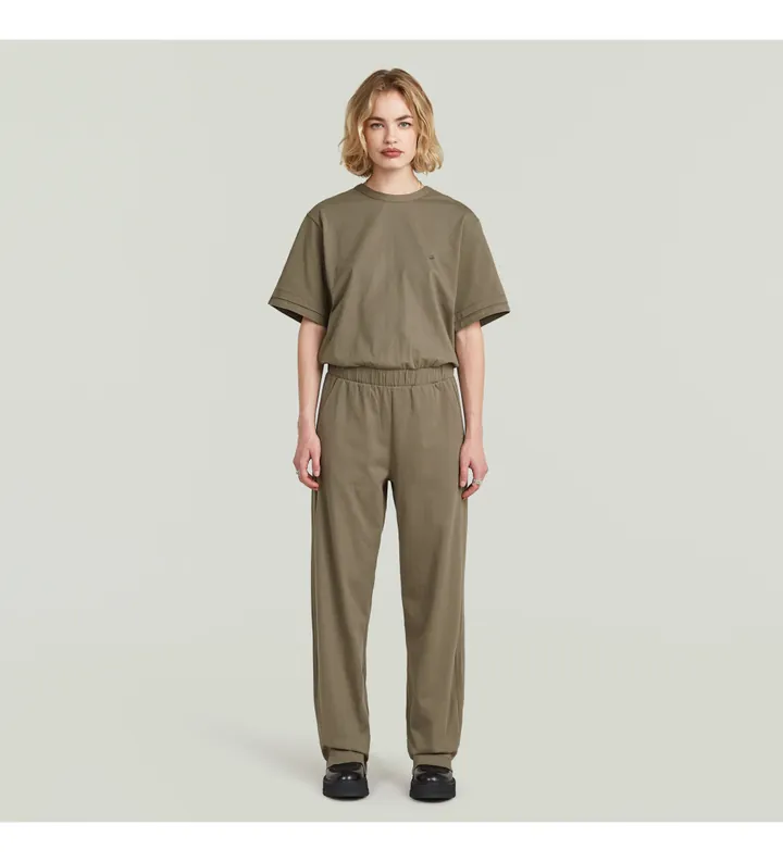 G-Star para mujer. D28670-B771-273 Mono de punto marrón (29/32), Casual, Algodón, Manga corta