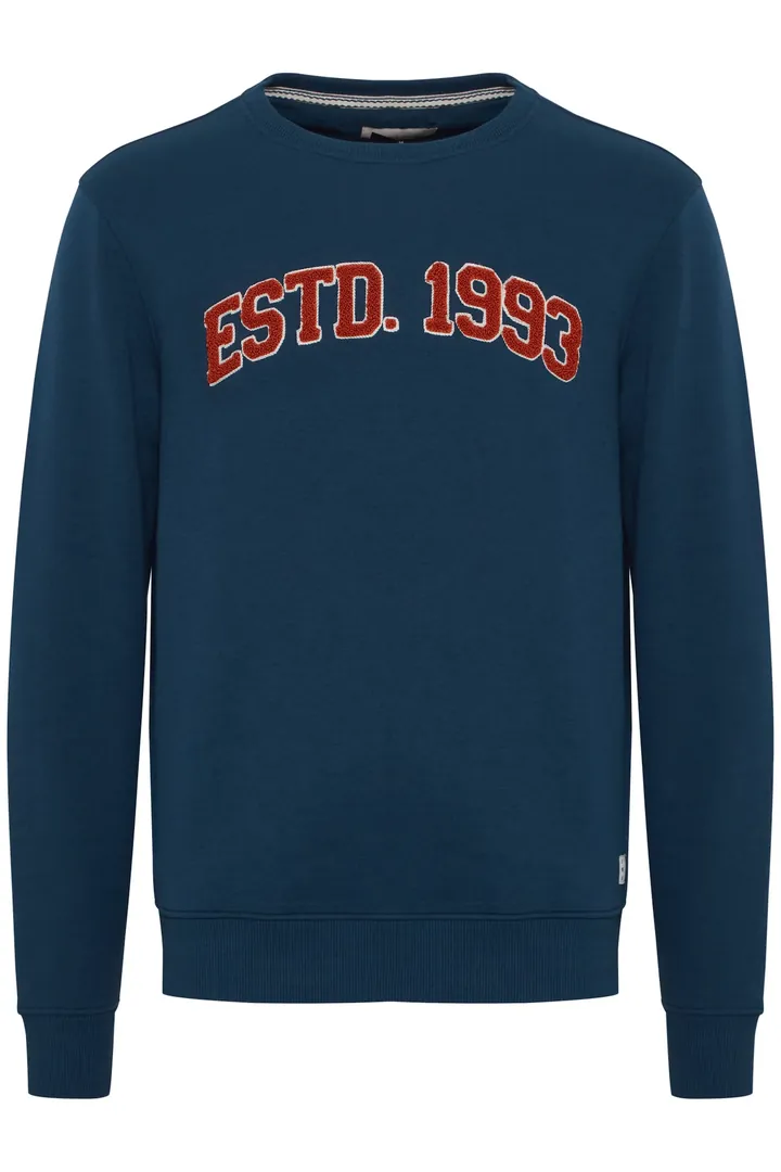 BLEND Sudadera 'Billie' azul / rojo / blanco
