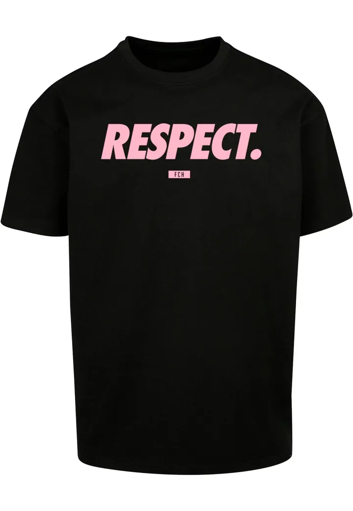 MT Upscale Camiseta 'Home Respect'  rosa / negro